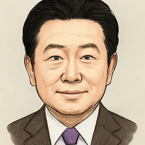 加田 裕之の似顔絵
