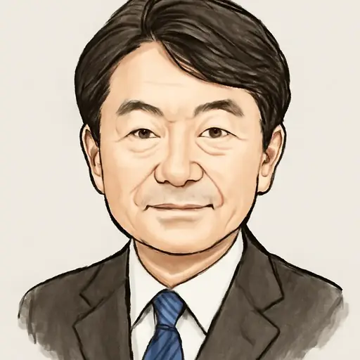 加藤 明良の似顔絵