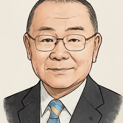 かまやち 敏[釜萢 敏]の似顔絵