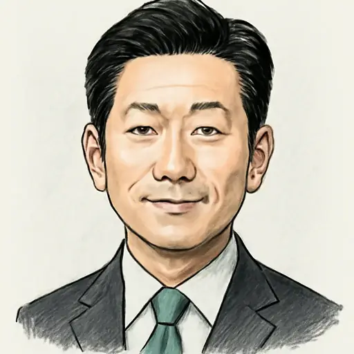 神谷 政幸の似顔絵