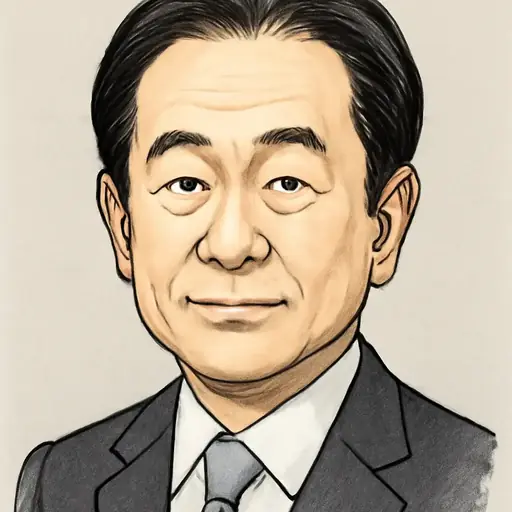北村 経夫の似顔絵