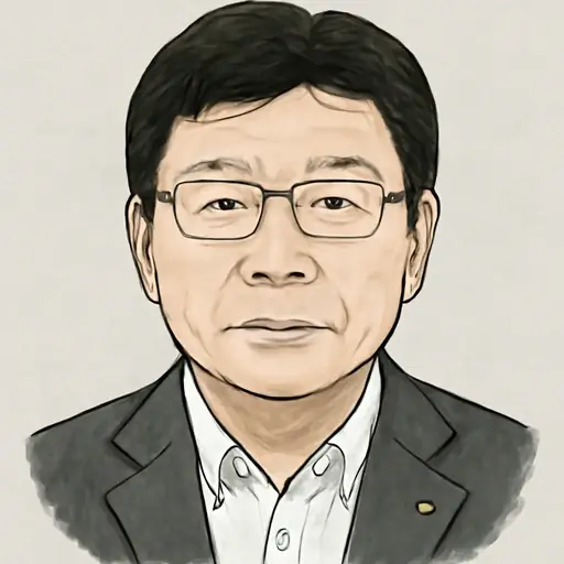 北村 晴男の似顔絵
