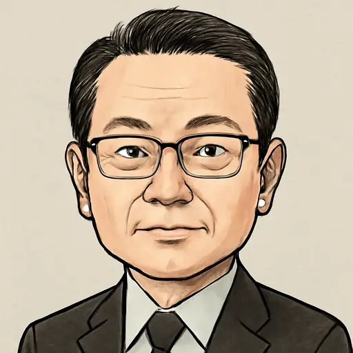 木戸口 英司の似顔絵