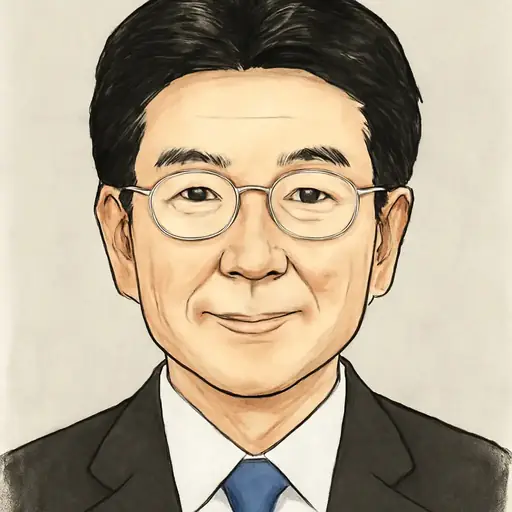 見坂 茂範の似顔絵