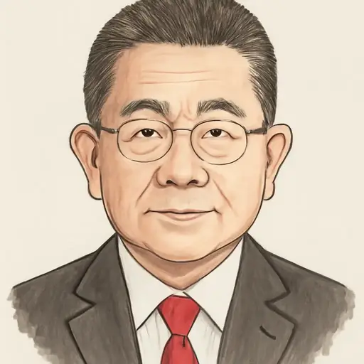 小池 晃の似顔絵