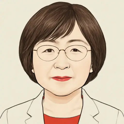 小島 とも子[小島 智子]の似顔絵