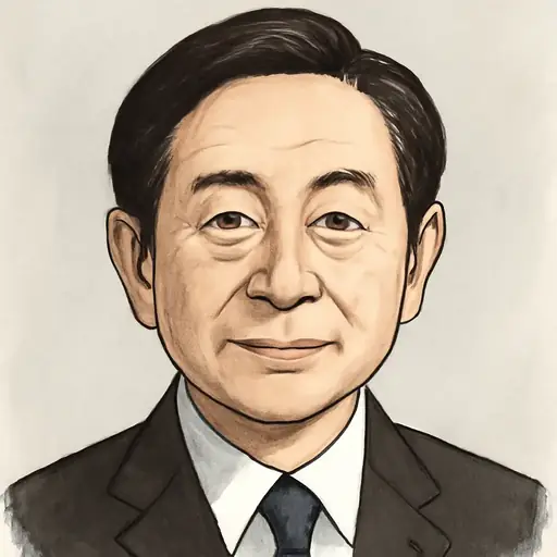 古庄 玄知の似顔絵