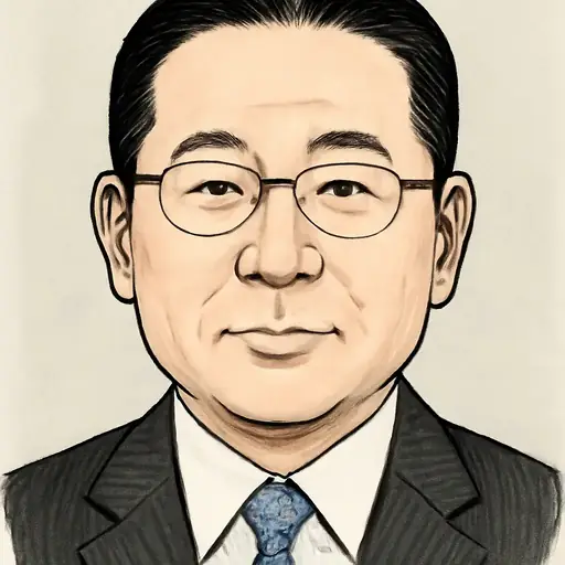 後藤 斎の似顔絵