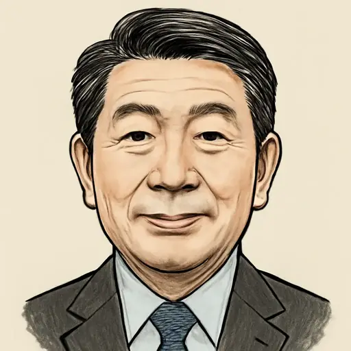 齊藤 健一郎の似顔絵