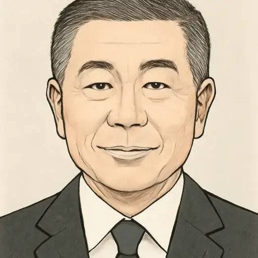 櫻井 充の似顔絵