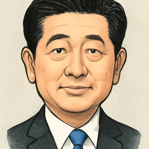 清水 真人の似顔絵