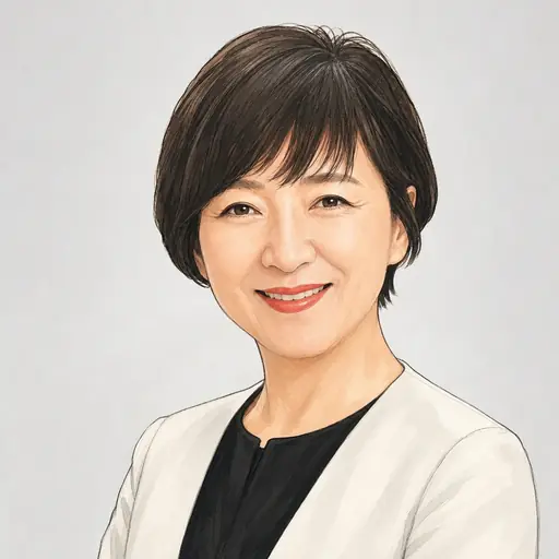 白川 容子の似顔絵