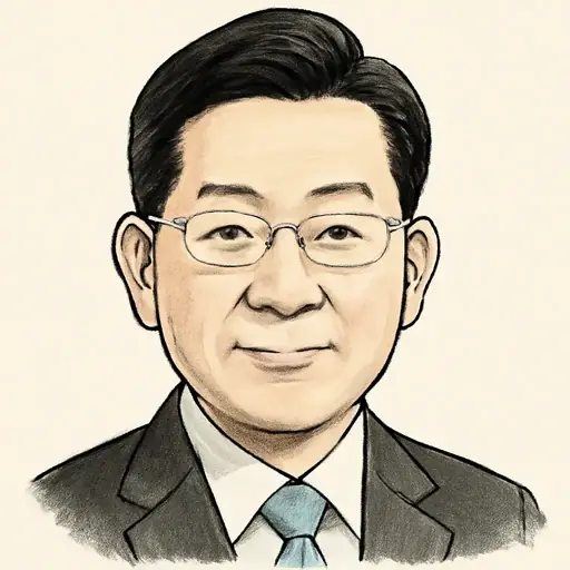 杉 久武の似顔絵