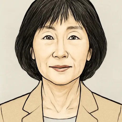 高橋 はるみの似顔絵