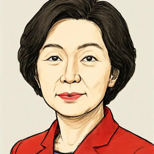 高良 沙哉[坂本 沙哉]の似顔絵