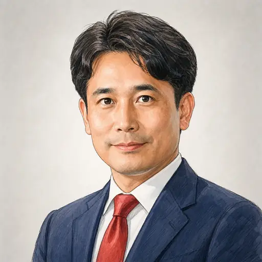 滝波 宏文の似顔絵