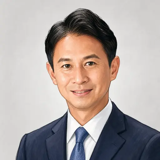 谷合 正明の似顔絵