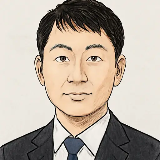 司 隆史の似顔絵