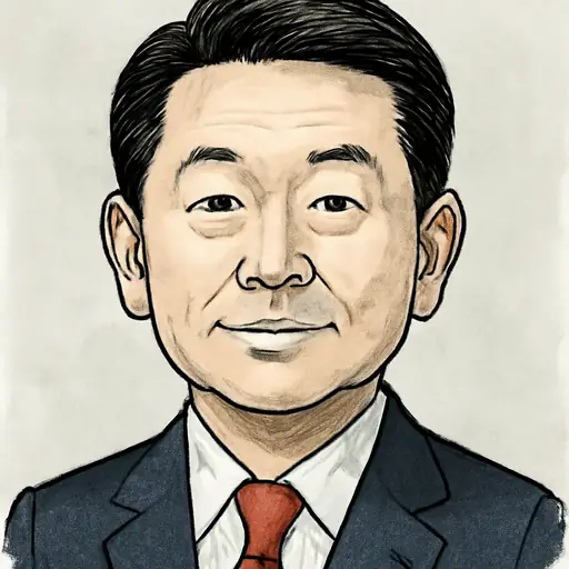 永井 学の似顔絵