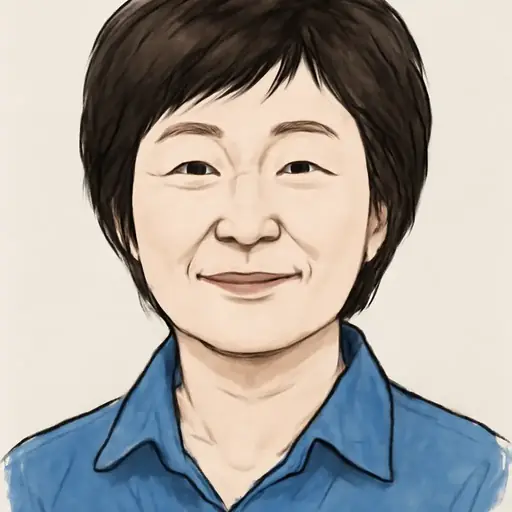 ながえ 孝子[永江 孝子]の似顔絵