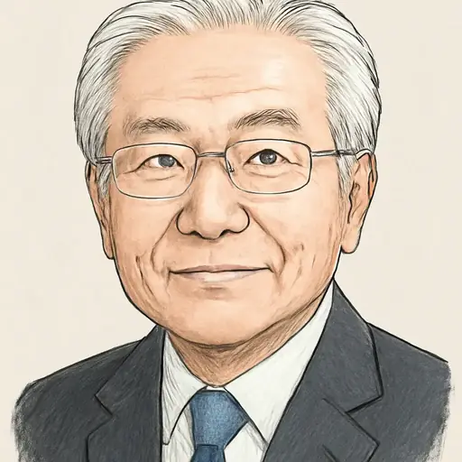 西田 昌司の似顔絵