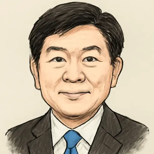 仁比 聡平の似顔絵