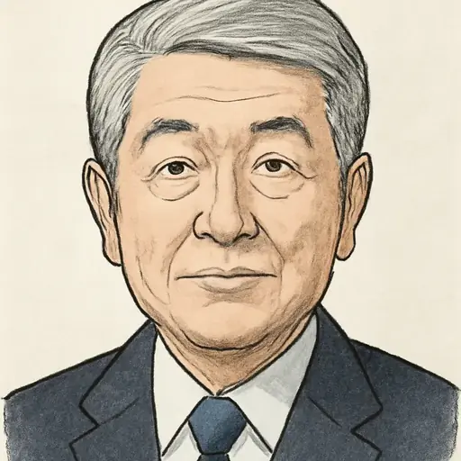 野村 哲郎の似顔絵