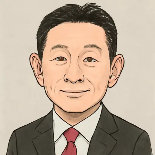 初鹿野 裕樹の似顔絵