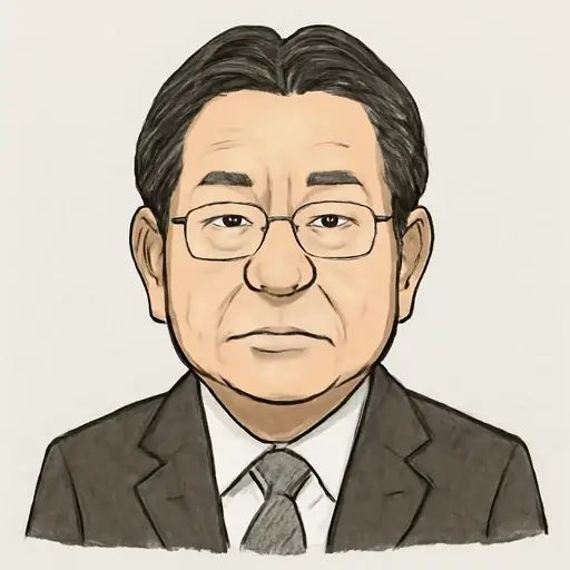 長谷川 英晴の似顔絵