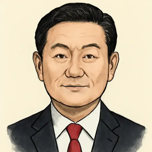 原田 大二郎の似顔絵