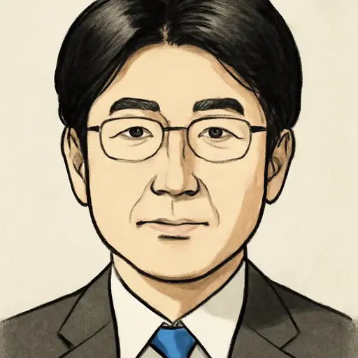 舞立 昇治の似顔絵