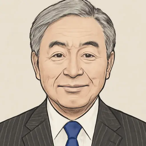 松沢 成文の似顔絵
