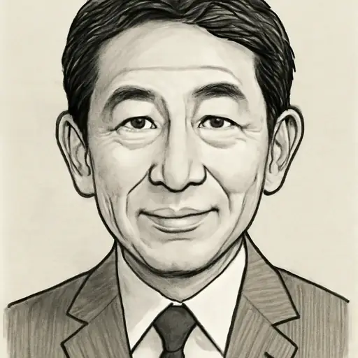 松村 祥史の似顔絵