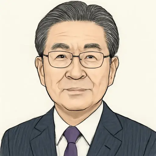 水岡 俊一の似顔絵