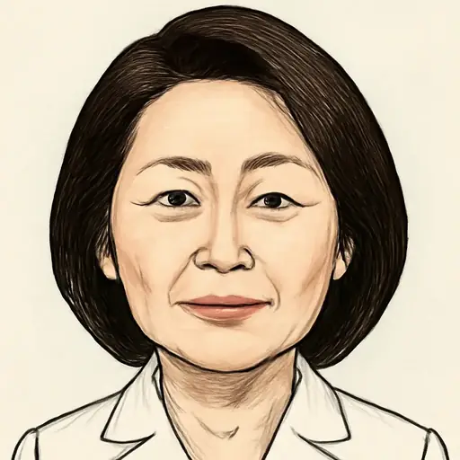 三原 じゅん子[中根 順子]の似顔絵