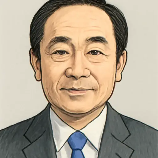 望月 良男の似顔絵