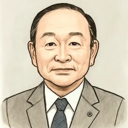 山田 宏の似顔絵