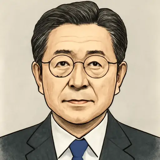 山田 吉彦の似顔絵