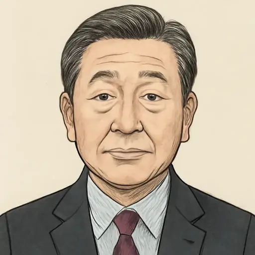山中 泉の似顔絵