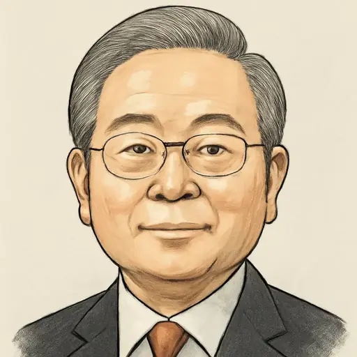 横山 信一の似顔絵