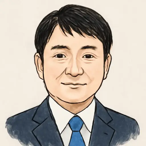 脇 雅昭の似顔絵